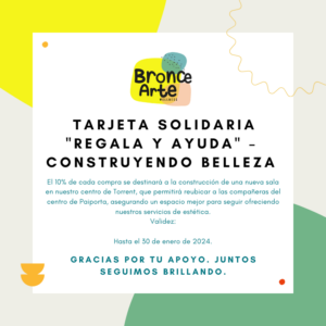 Tarjeta Solidaria "Regala y Ayuda" – Construyendo Belleza