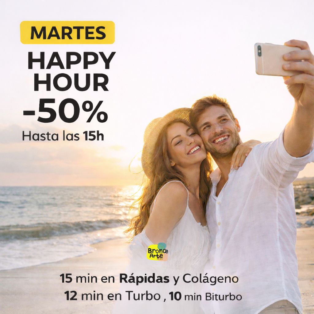 bono bronceado happy hours